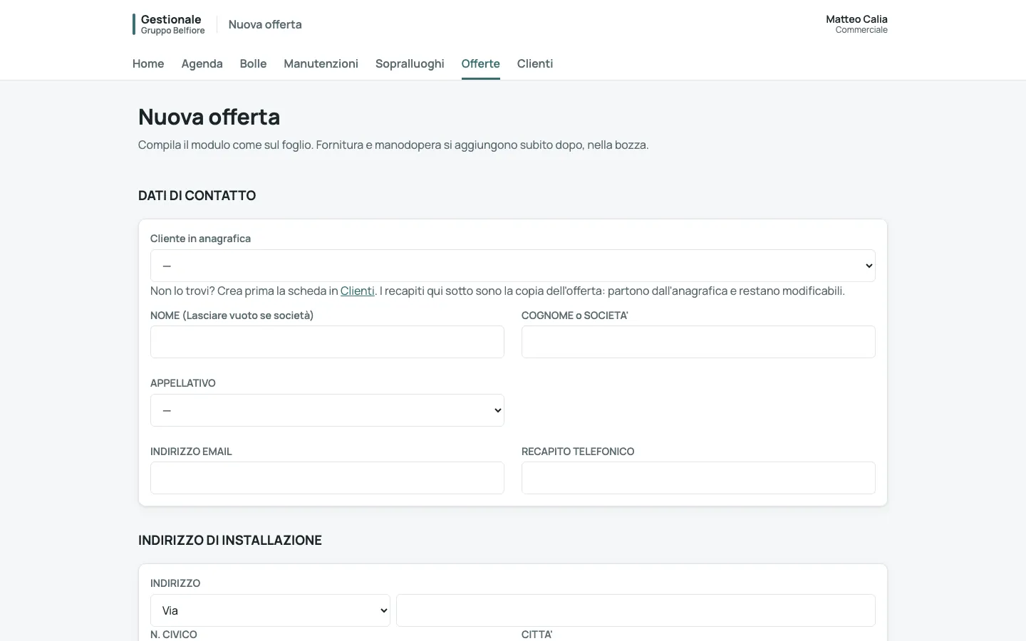 Operations platform: Quotes