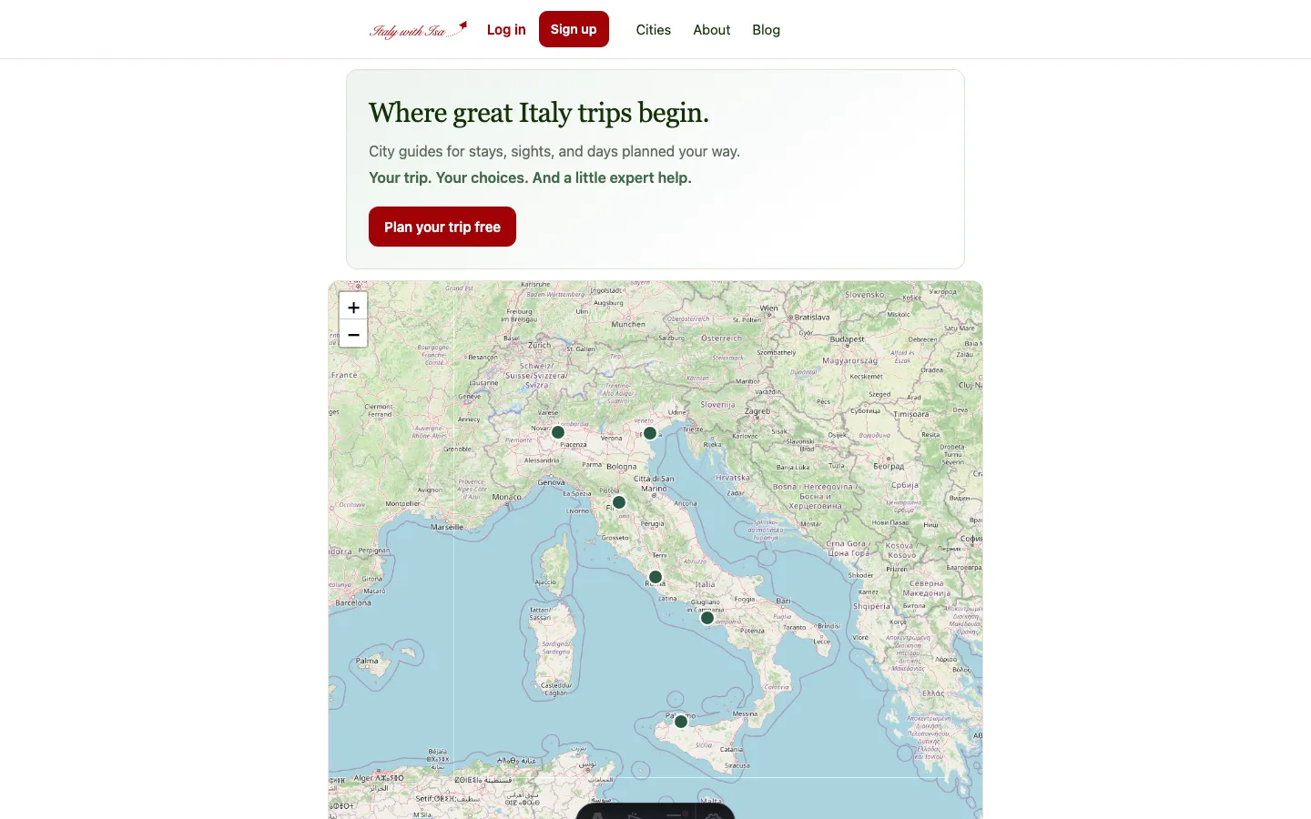 Cover for Italy with Isa
