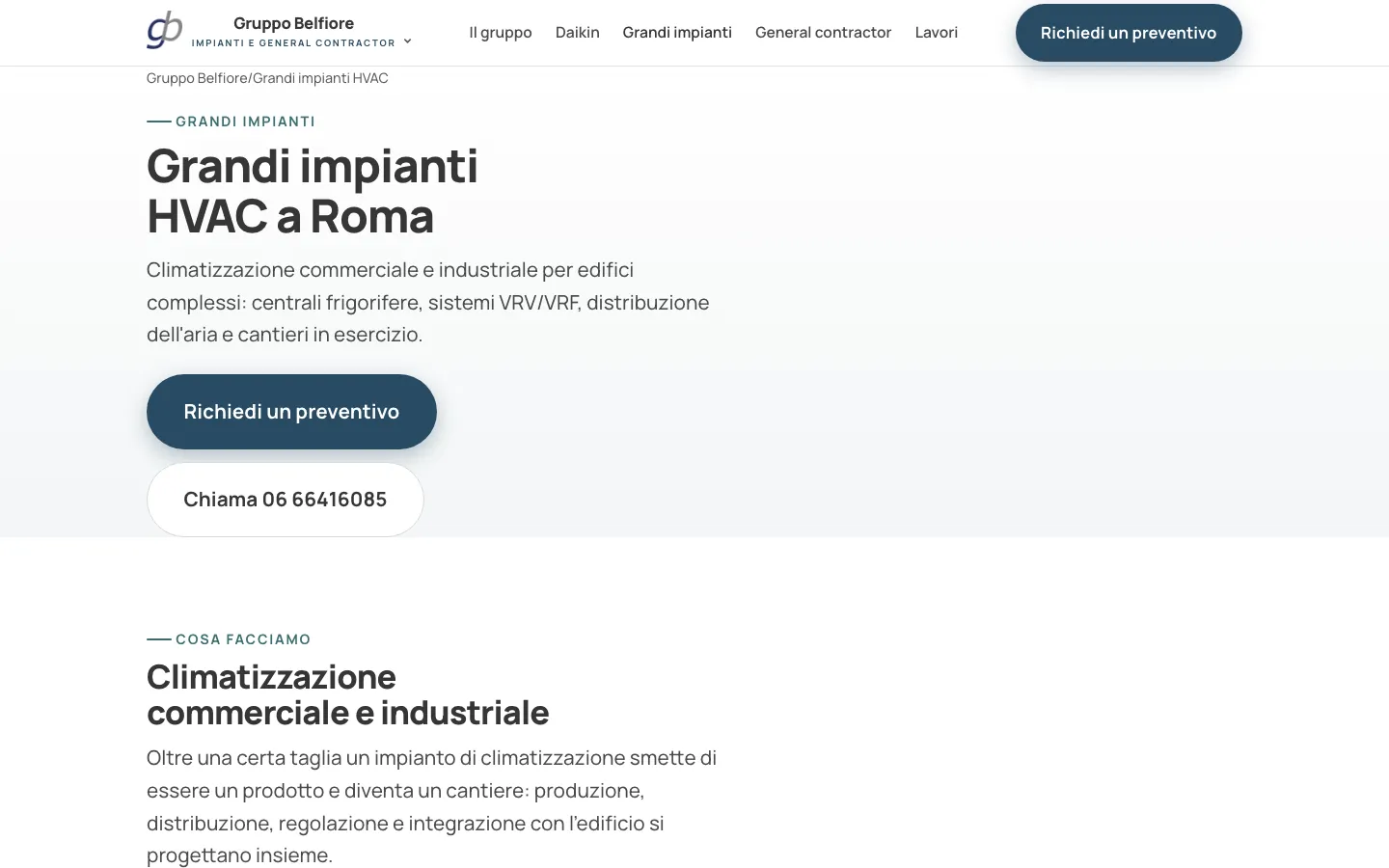 Gruppo Belfiore: A service page