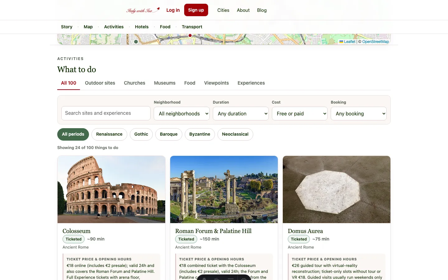 Italy with Isa: A hundred things to do