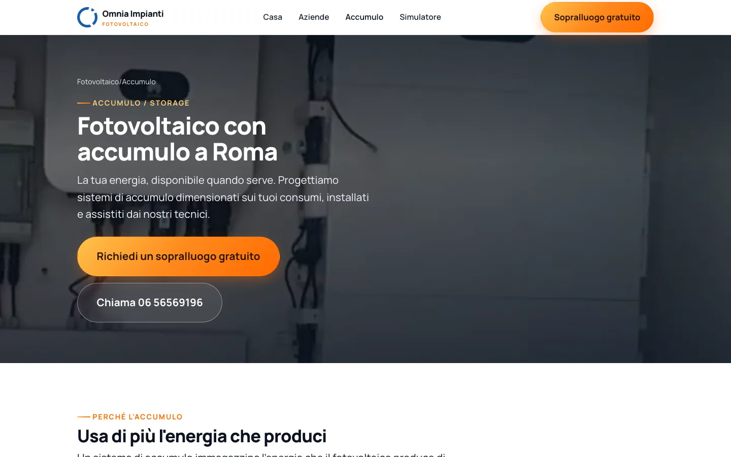 Omnia Impianti: Storage
